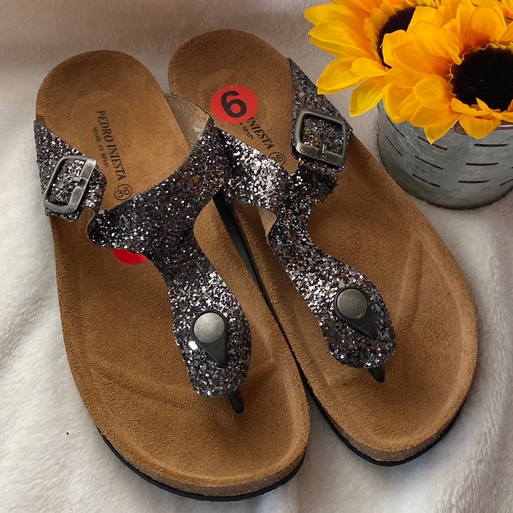 Pedro Iniesta Footbed Thong Sandals